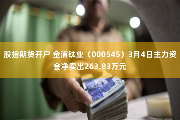 股指期货开户 金浦钛业（000545）3月4日主力资金净卖出263.83万元