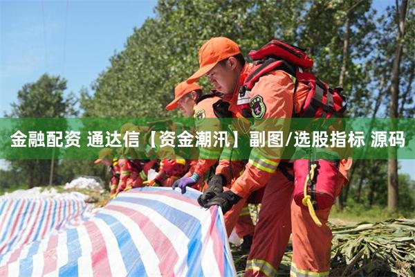 金融配资 通达信【资金潮汛】副图/选股指标 源码