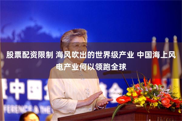 股票配资限制 海风吹出的世界级产业 中国海上风电产业何以领跑全球